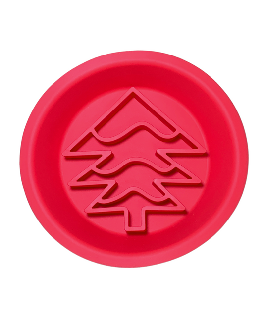 2 in 1 Christmas Tree Slow Feeder Bowl & Lick Mat.